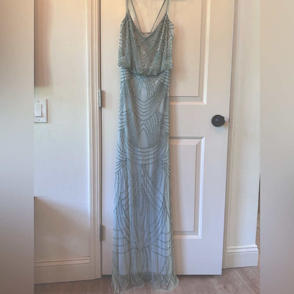 Adriane Papell Beaded gown NWT